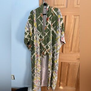 Vintage Multicolor Patterned Coat